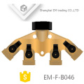 EM-F-B046 Brass 4 way manifold with Threaded outlets